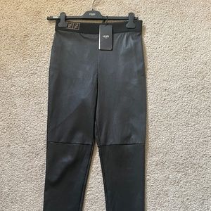 FENDI leather pants